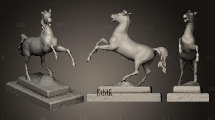 Lower Saxony horse stl model for CNC